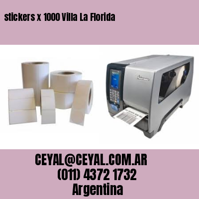stickers x 1000 Villa La Florida