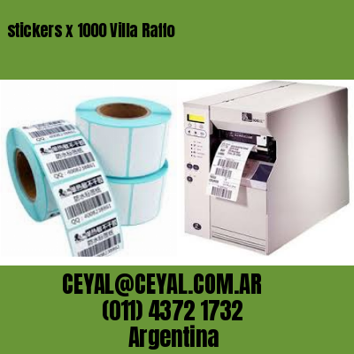 stickers x 1000 Villa Raffo