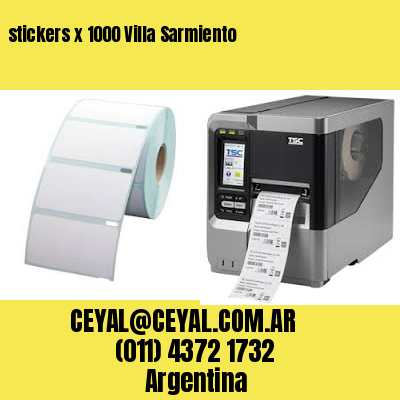 stickers x 1000 Villa Sarmiento