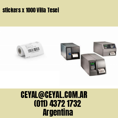 stickers x 1000 Villa Tesei