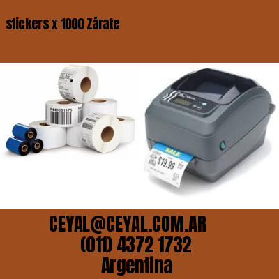 stickers x 1000 Zárate