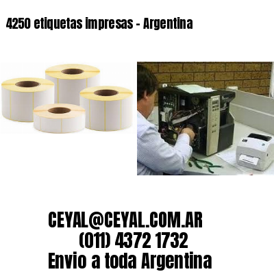 4250 etiquetas impresas – Argentina