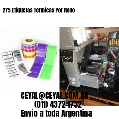 275 Etiquetas Termicas Por Rollo