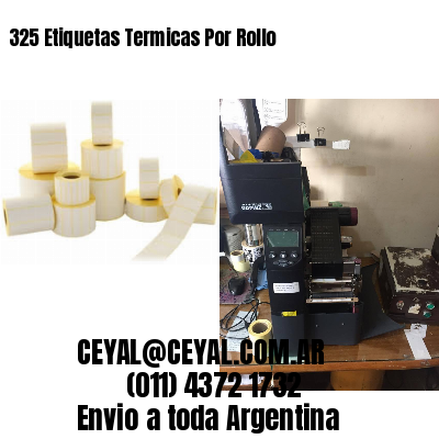 325 Etiquetas Termicas Por Rollo