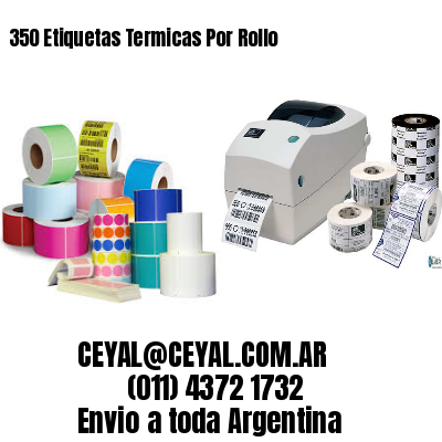 350 Etiquetas Termicas Por Rollo