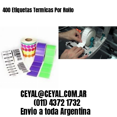 400 Etiquetas Termicas Por Rollo