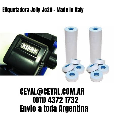 Etiquetadora Jolly Jc20 – Made In Italy