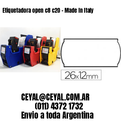 Etiquetadora open c8 c20 – Made In Italy