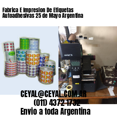 Fabrica E Impresion De Etiquetas Autoadhesivas 25 de Mayo Argentina