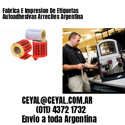 Fabrica E Impresion De Etiquetas Autoadhesivas Arrecifes Argentina