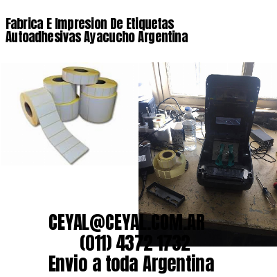 Fabrica E Impresion De Etiquetas Autoadhesivas Ayacucho Argentina