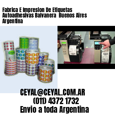 Fabrica E Impresion De Etiquetas Autoadhesivas Balvanera  Buenos Aires Argentina