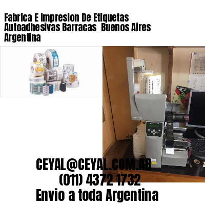 Fabrica E Impresion De Etiquetas Autoadhesivas Barracas  Buenos Aires Argentina