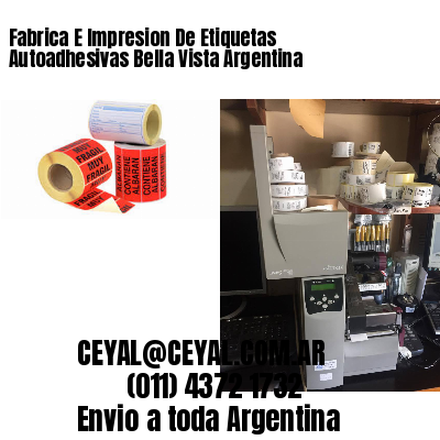 Fabrica E Impresion De Etiquetas Autoadhesivas Bella Vista Argentina