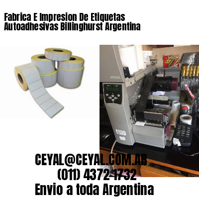 Fabrica E Impresion De Etiquetas Autoadhesivas Billinghurst Argentina