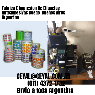 Fabrica E Impresion De Etiquetas Autoadhesivas Boedo  Buenos Aires Argentina