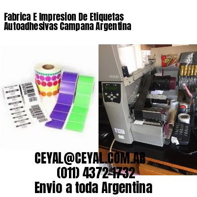 Fabrica E Impresion De Etiquetas Autoadhesivas Campana Argentina