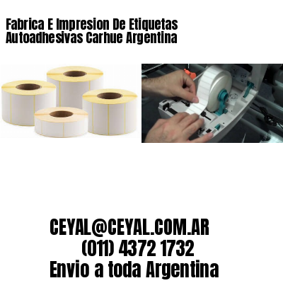 Fabrica E Impresion De Etiquetas Autoadhesivas Carhue Argentina