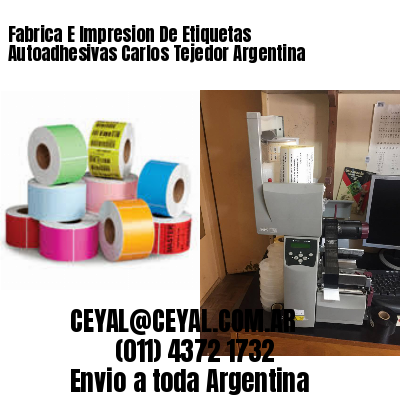 Fabrica E Impresion De Etiquetas Autoadhesivas Carlos Tejedor Argentina