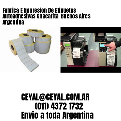 Fabrica E Impresion De Etiquetas Autoadhesivas Chacarita  Buenos Aires Argentina