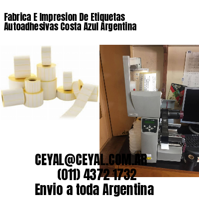 Fabrica E Impresion De Etiquetas Autoadhesivas Costa Azul Argentina