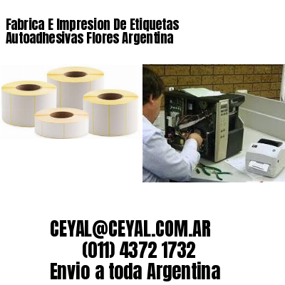 Fabrica E Impresion De Etiquetas Autoadhesivas Flores Argentina