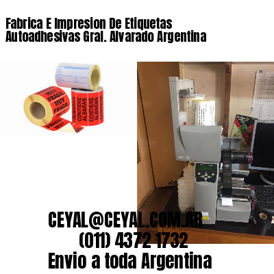 Fabrica E Impresion De Etiquetas Autoadhesivas Gral. Alvarado Argentina