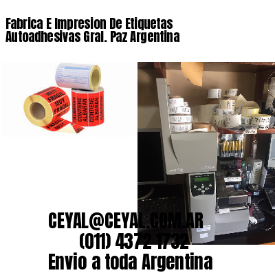 Fabrica E Impresion De Etiquetas Autoadhesivas Gral. Paz Argentina