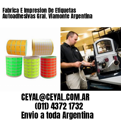 Fabrica E Impresion De Etiquetas Autoadhesivas Gral. Viamonte Argentina