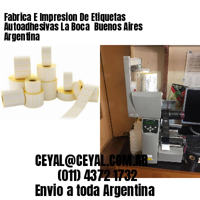 Fabrica E Impresion De Etiquetas Autoadhesivas La Boca  Buenos Aires Argentina