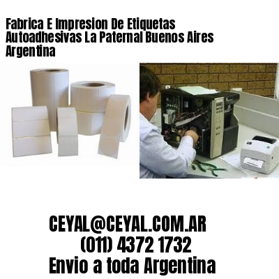 Fabrica E Impresion De Etiquetas Autoadhesivas La Paternal Buenos Aires Argentina