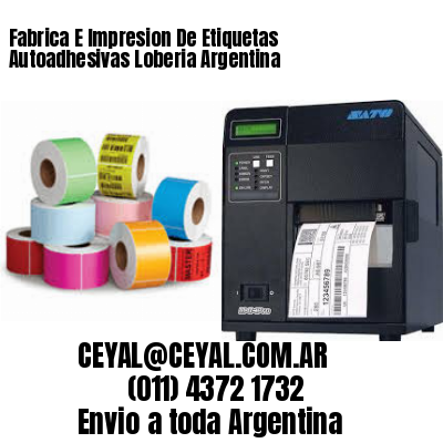 Fabrica E Impresion De Etiquetas Autoadhesivas Loberia Argentina