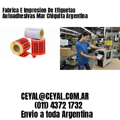 Fabrica E Impresion De Etiquetas Autoadhesivas Mar Chiquita Argentina