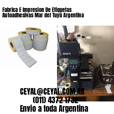 Fabrica E Impresion De Etiquetas Autoadhesivas Mar del Tuyú Argentina