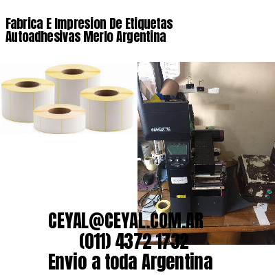 Fabrica E Impresion De Etiquetas Autoadhesivas Merlo Argentina