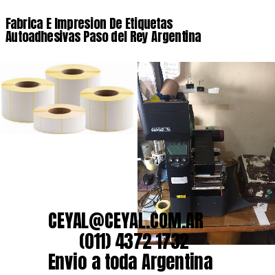 Fabrica E Impresion De Etiquetas Autoadhesivas Paso del Rey Argentina
