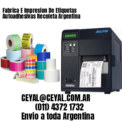 Fabrica E Impresion De Etiquetas Autoadhesivas Recoleta Argentina