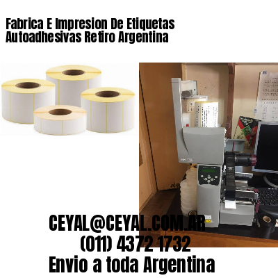 Fabrica E Impresion De Etiquetas Autoadhesivas Retiro Argentina