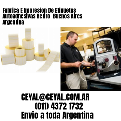 Fabrica E Impresion De Etiquetas Autoadhesivas Retiro  Buenos Aires Argentina