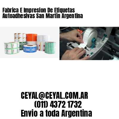 Fabrica E Impresion De Etiquetas Autoadhesivas San Martín Argentina