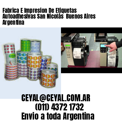 Fabrica E Impresion De Etiquetas Autoadhesivas San Nicolás  Buenos Aires Argentina