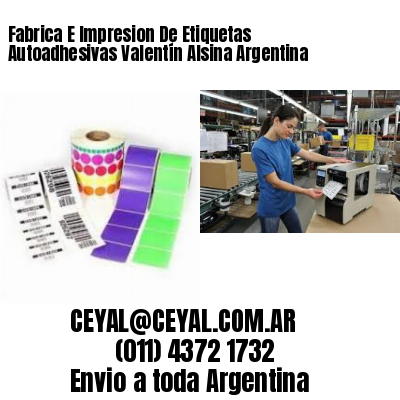 Fabrica E Impresion De Etiquetas Autoadhesivas Valentín Alsina Argentina