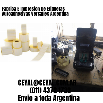 Fabrica E Impresion De Etiquetas Autoadhesivas Versalles Argentina