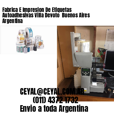 Fabrica E Impresion De Etiquetas Autoadhesivas Villa Devoto  Buenos Aires Argentina