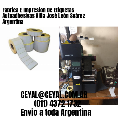 Fabrica E Impresion De Etiquetas Autoadhesivas Villa José León Suárez Argentina