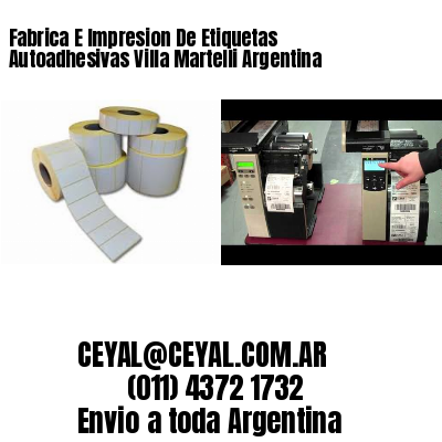 Fabrica E Impresion De Etiquetas Autoadhesivas Villa Martelli Argentina