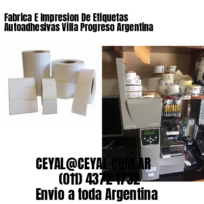 Fabrica E Impresion De Etiquetas Autoadhesivas Villa Progreso Argentina