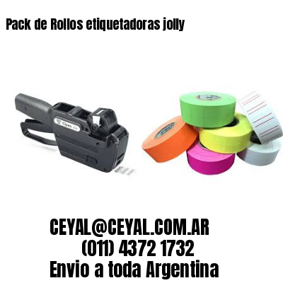 Pack de Rollos etiquetadoras jolly