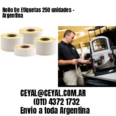 Rollo De Etiquetas 250 unidades – Argentina