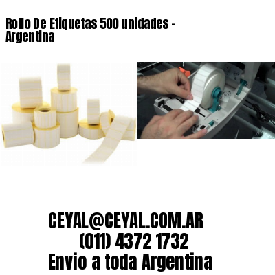 Rollo De Etiquetas 500 unidades – Argentina